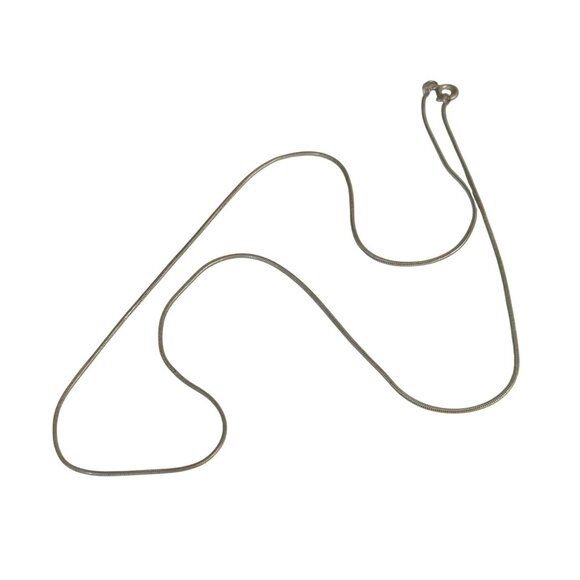 Vintage Sterling Silver 925 Snake Chain Necklace 20" Made in Italy Womens Jewelr - Picture 2 of 6